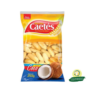 BOLACHA COCO BRANCO CAETÉS 250G