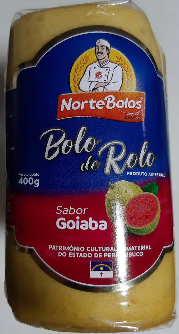 BOLO ROLO ESPECIAL GOIABA NORTE BOLOS 400G