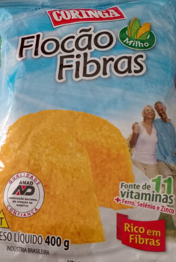 FLOCÃO FIBRAS MILHO CORINGA 400G