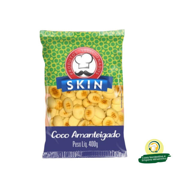 BISCOITO COCO AMANTEIGADO SKIN 350G