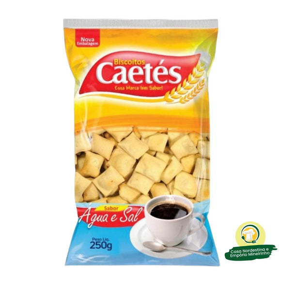 BOLACHA ÁGUA E SAL CAETÉS 250G