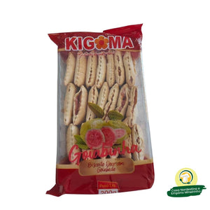 BISCOITO FOLHADO COM GOIABA KIGOMA 200G