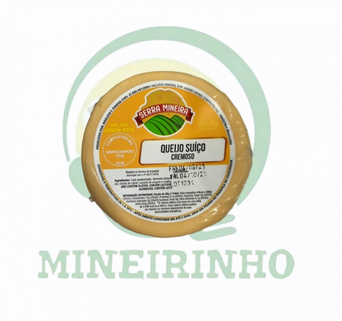 QUEIJO SUÍÇO CREMOSO - SERRA MINEIRA – Casa Nordestina e Empórios