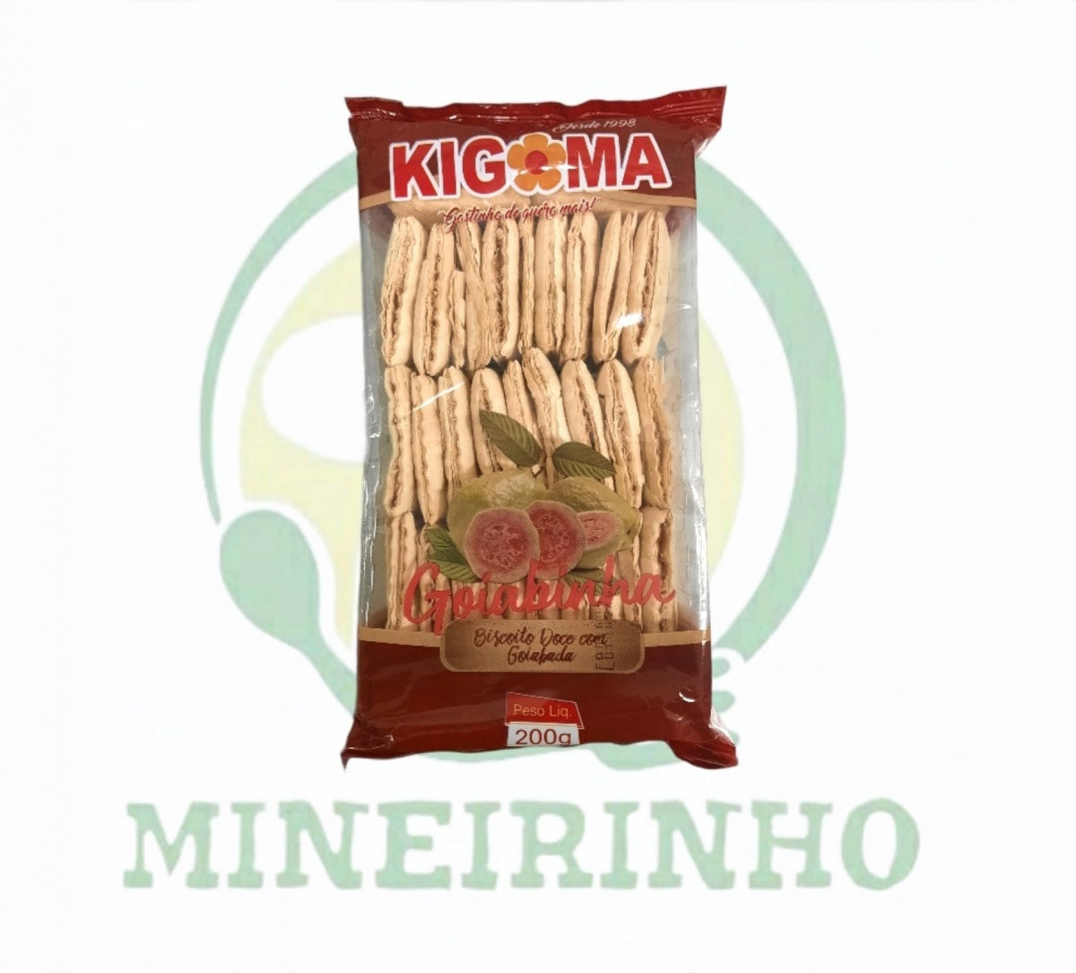 BISCOITO FOLHADO COM GOIABA KIGOMA 200G – Casa Nordestina e Empórios