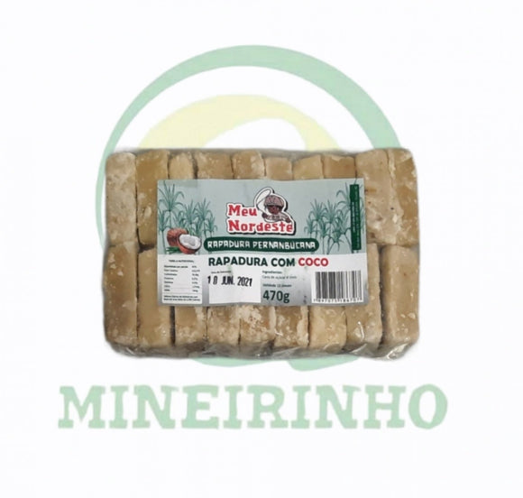 RAPADURA MINI COM COCO MEU NORDESTE 470G