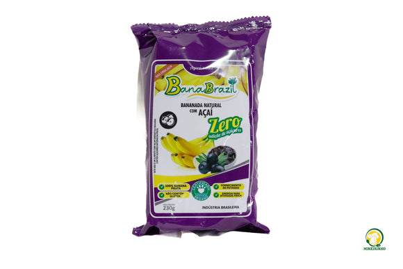 BANANADA COM AÇAÍ ZERO BANABRAZIL 230G